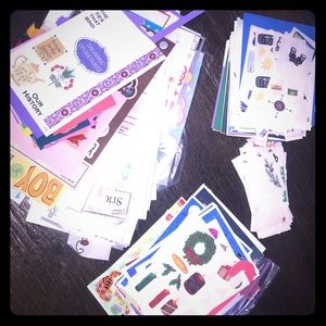 Huge sticker lot! Scrapbooking/ di-cut collection